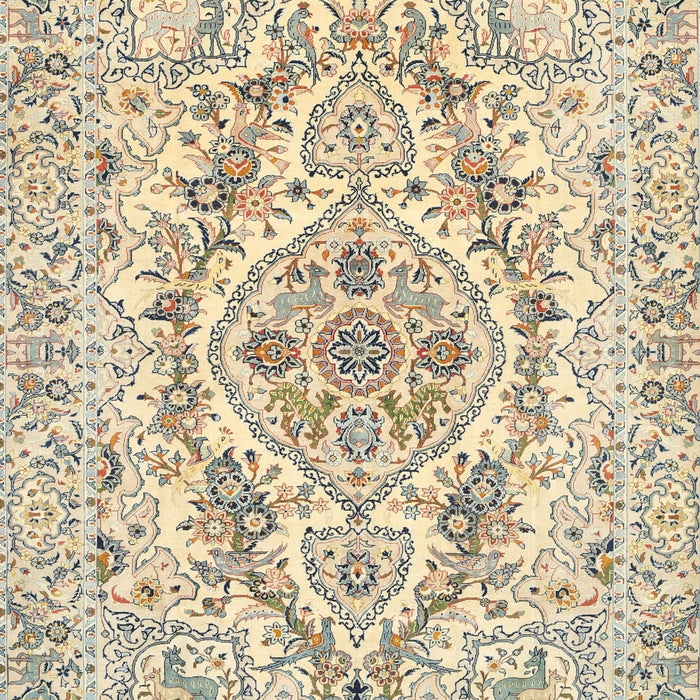 Traditional Dark Almond Brown Medallion Rug, tr398