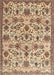 Machine Washable Traditional Sienna Brown Rug, wshtr3991