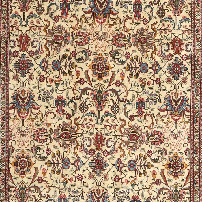 Machine Washable Traditional Sienna Brown Rug, wshtr3991