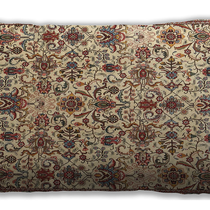 Traditional Classic Rectangular Sienna Brown Lumbar Throw Pillow, 13 inch by 19 inch, lbtr3991