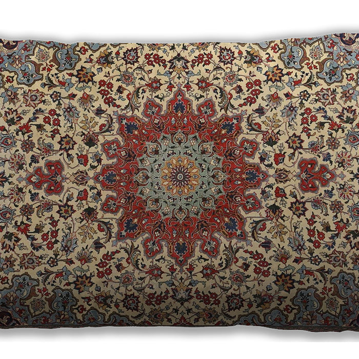 Traditional Classic Rectangular Brown Sugar Brown Lumbar Throw Pillow, 13 inch by 19 inch, lbtr3992