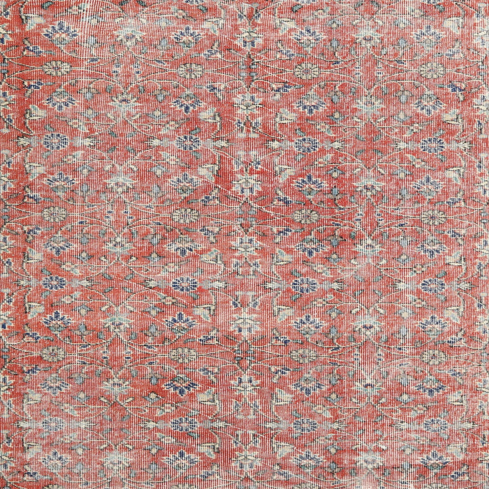 Square Traditional Rose Pink Persian Rug, tr3994