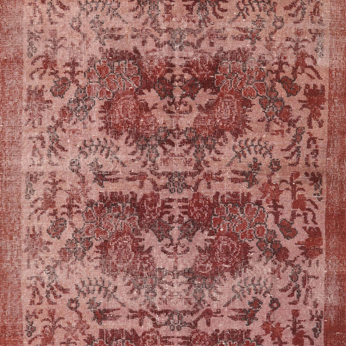 Machine Washable Traditional Salmon Pink Rug, wshtr3996