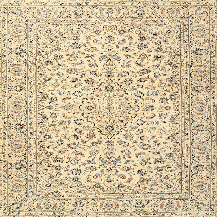 Square Traditional Sun Yellow Persian Rug, tr3999