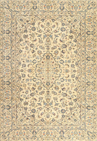 Machine Washable Traditional Sun Yellow Rug, wshtr3999