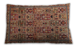 Traditional Classic Rectangular Brown Sand Brown Lumbar Throw Pillow, 13 inch by 19 inch, lbtr399