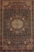 Traditional Red Medallion Rug, tr39