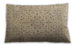Traditional Classic Rectangular Khaki Gold Lumbar Throw Pillow, 13 inch by 19 inch, lbtr4000