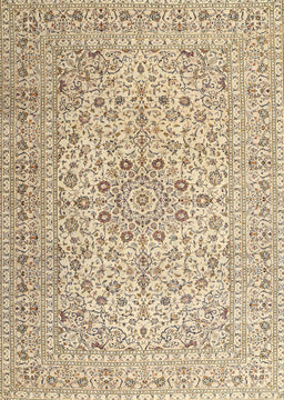 Machine Washable Traditional Khaki Gold Rug, wshtr4000
