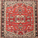 Square Traditional Red Persian Rug, tr4001
