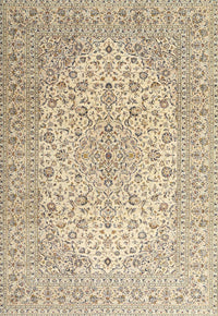 Machine Washable Traditional Dark Almond Brown Rug, wshtr4005