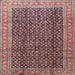Square Traditional Red Persian Rug, tr4006