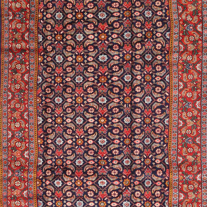 Traditional Orange Salmon Pink Persian Rug, tr4011