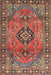 Traditional Orange Salmon Pink Persian Rug, tr4016