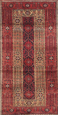 Machine Washable Traditional Rust Pink Rug, wshtr4017