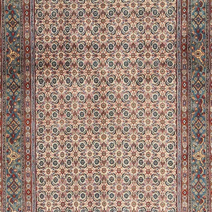 Machine Washable Traditional Light French Beige Brown Rug, wshtr4018