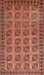 Traditional Brown Red Southwestern Rug, tr401