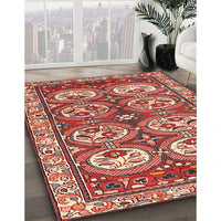 Traditional Tangerine Pink Persian Rug, tr4020