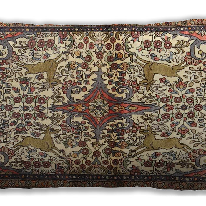 Traditional Classic Rectangular Sepia Brown Lumbar Throw Pillow, 13 inch by 19 inch, lbtr4021