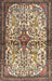 Machine Washable Traditional Sepia Brown Rug, wshtr4021