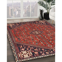 Traditional Rust Pink Persian Rug, tr4022