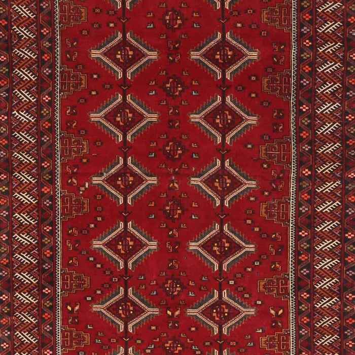 Traditional Brown Red Persian Rug, tr4024