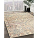 Traditional Vanilla Gold Persian Rug in Family Room, tr4027