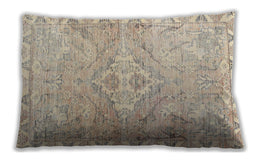 Traditional Classic Rectangular Vanilla Gold Lumbar Throw Pillow, 13 inch by 19 inch, lbtr4027