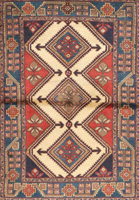 Machine Washable Traditional Brown Red Rug, wshtr4028