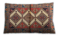 Traditional Classic Rectangular Brown Red Lumbar Throw Pillow, 13 inch by 19 inch, lbtr4028