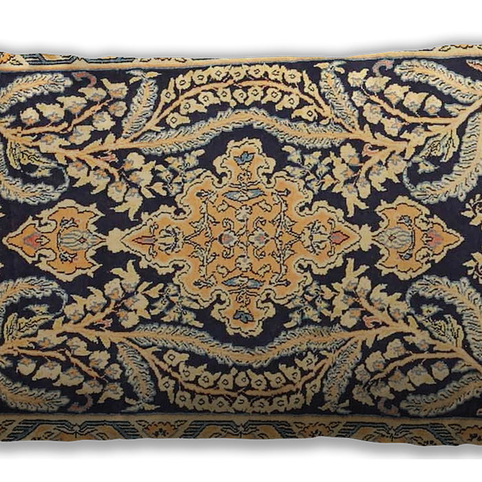 Traditional Classic Rectangular Coffee Brown Lumbar Throw Pillow, 13 inch by 19 inch, lbtr4029