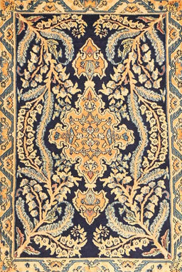 Machine Washable Traditional Coffee Brown Rug, wshtr4029