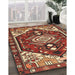 Machine Washable Traditional Tomato Red Rug in a Family Room, wshtr402