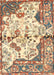 Machine Washable Traditional Sienna Brown Rug, wshtr4030