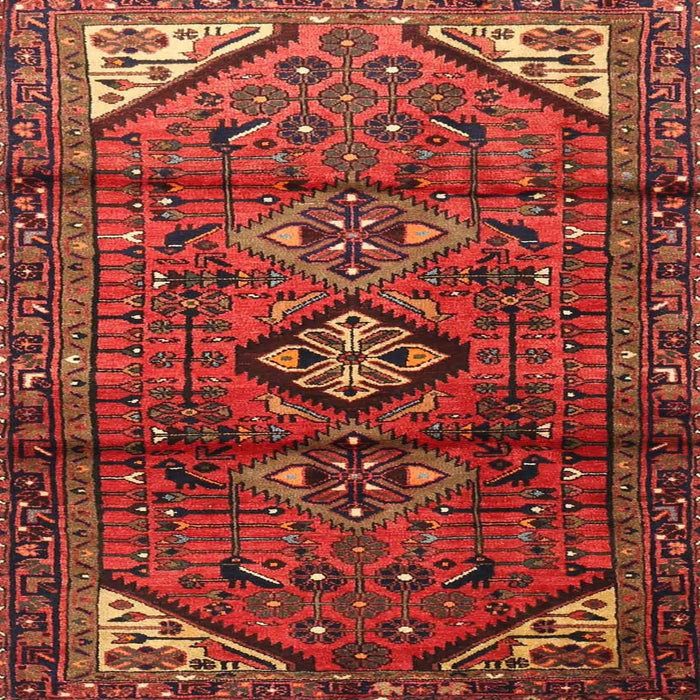 Square Traditional Red Persian Rug, tr4031