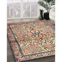 Traditional Sienna Brown Persian Rug, tr4034