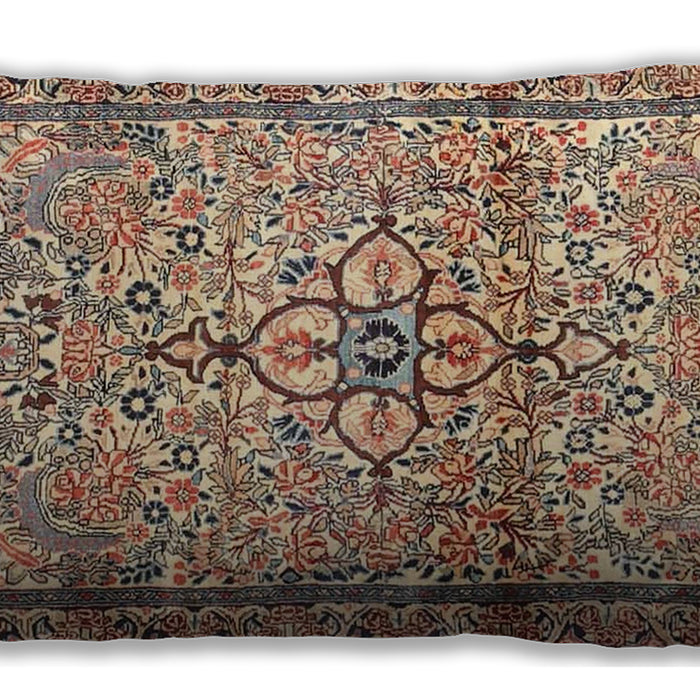 Traditional Classic Rectangular Sienna Brown Lumbar Throw Pillow, 13 inch by 19 inch, lbtr4034