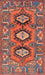 Traditional Orange Salmon Pink Persian Rug, tr4035