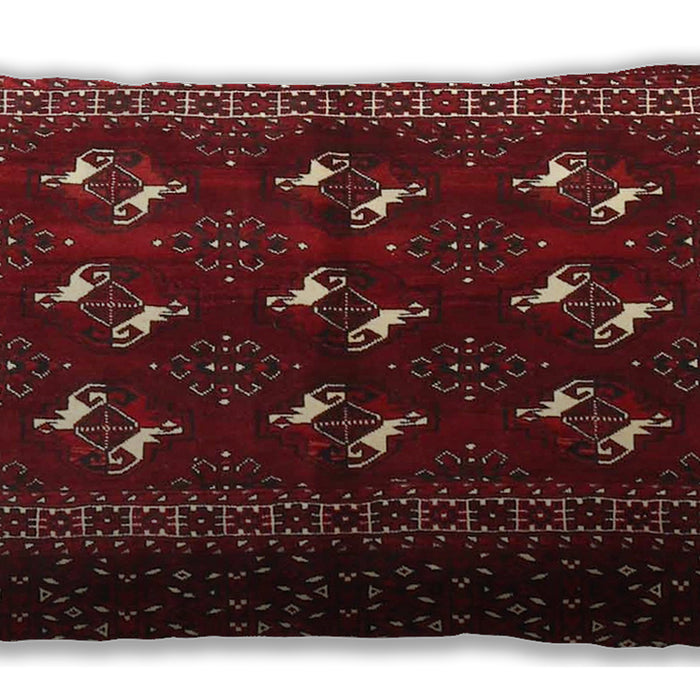 Traditional Classic Rectangular Chestnut Brown Lumbar Throw Pillow, 13 inch by 19 inch, lbtr4036