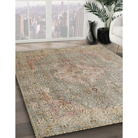 Traditional Dark Almond Brown Persian Rug, tr4039