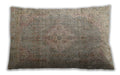 Traditional Classic Rectangular Dark Almond Brown Lumbar Throw Pillow, 13 inch by 19 inch, lbtr4039