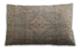 Traditional Classic Rectangular Dark Almond Brown Lumbar Throw Pillow, 13 inch by 19 inch, lbtr4039