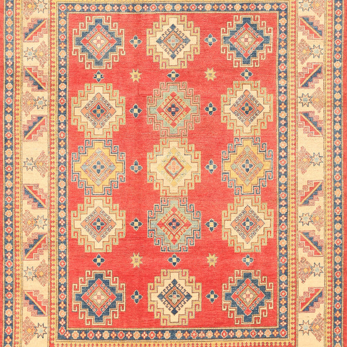 Machine Washable Traditional Red Rug, wshtr403