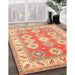 Machine Washable Traditional Red Rug in a Family Room, wshtr403