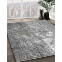 Traditional Silver Gray Persian Rug, tr4041