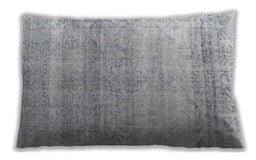 Traditional Classic Rectangular Light Gray Lumbar Throw Pillow, 13 inch by 19 inch, lbtr4042