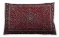 Traditional Classic Rectangular Dark Almond Brown Lumbar Throw Pillow, 13 inch by 19 inch, lbtr4044