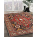 Machine Washable Traditional Tomato Red Rug in a Family Room, wshtr4045