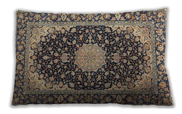 Traditional Classic Rectangular Taupe Brown Lumbar Throw Pillow, 13 inch by 19 inch, lbtr4047