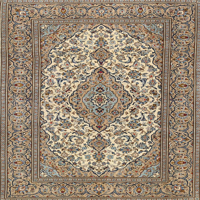 Square Traditional Reddish Brown Persian Rug, tr4048